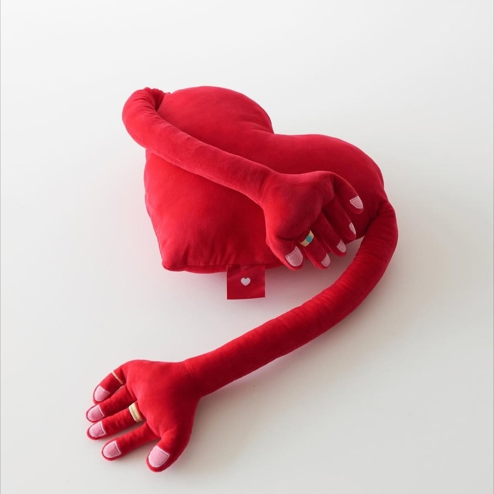CJ Hendry x Tony's Chocolonely Limited Edition Plush Heart Hands